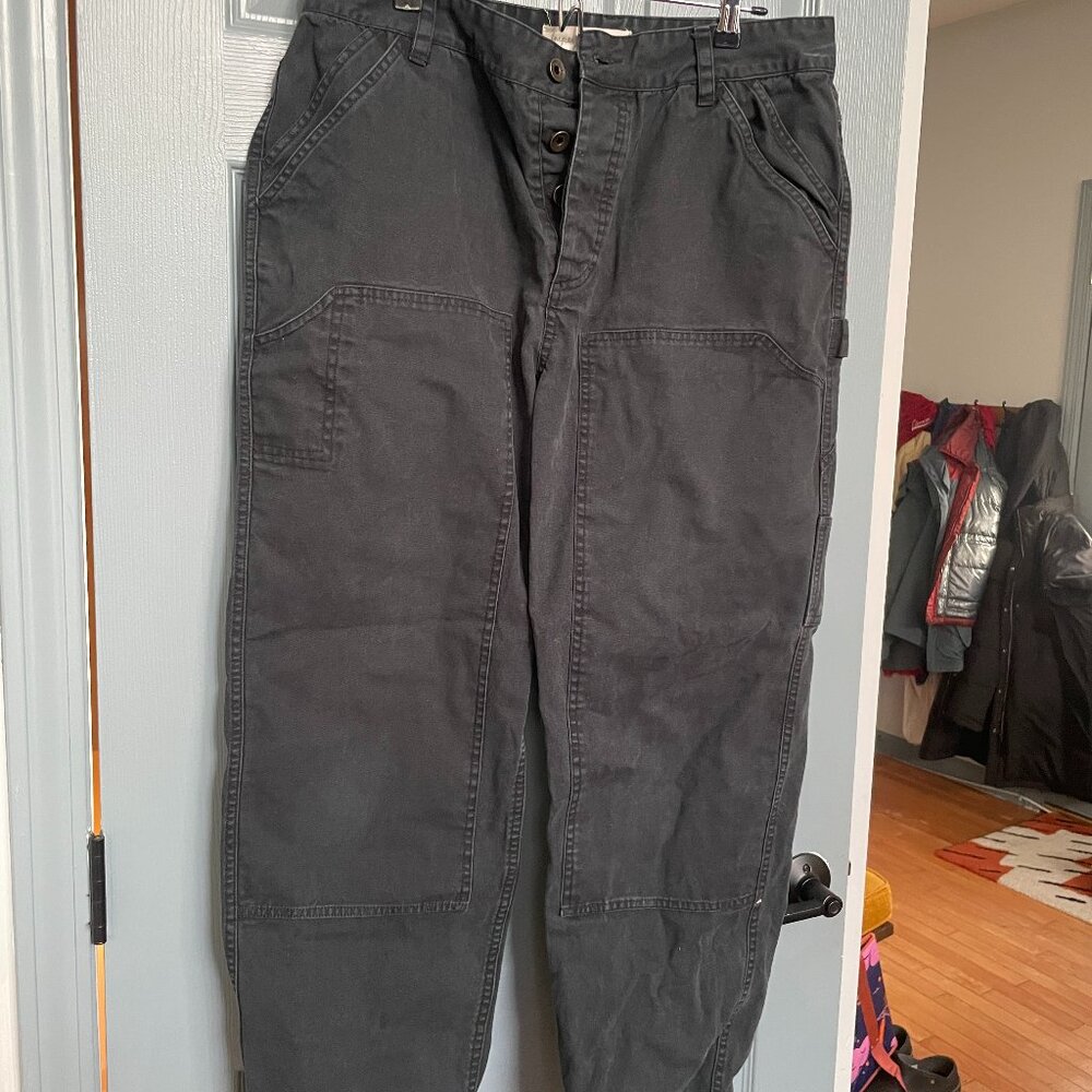 Imperfects Dungaree Pant in Obsidian Canvas - Men's 34W - Picture 2 of 8